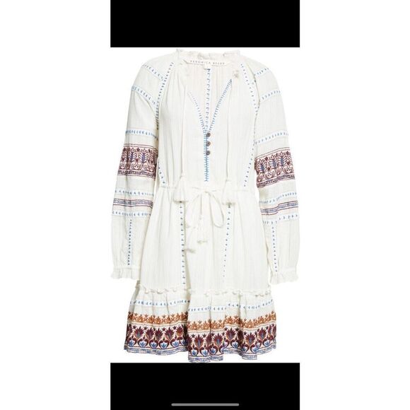 Veronica Beard Danica Long Sleeve Cotton Cover-Up Dress Size XS - Picture 3 of 16